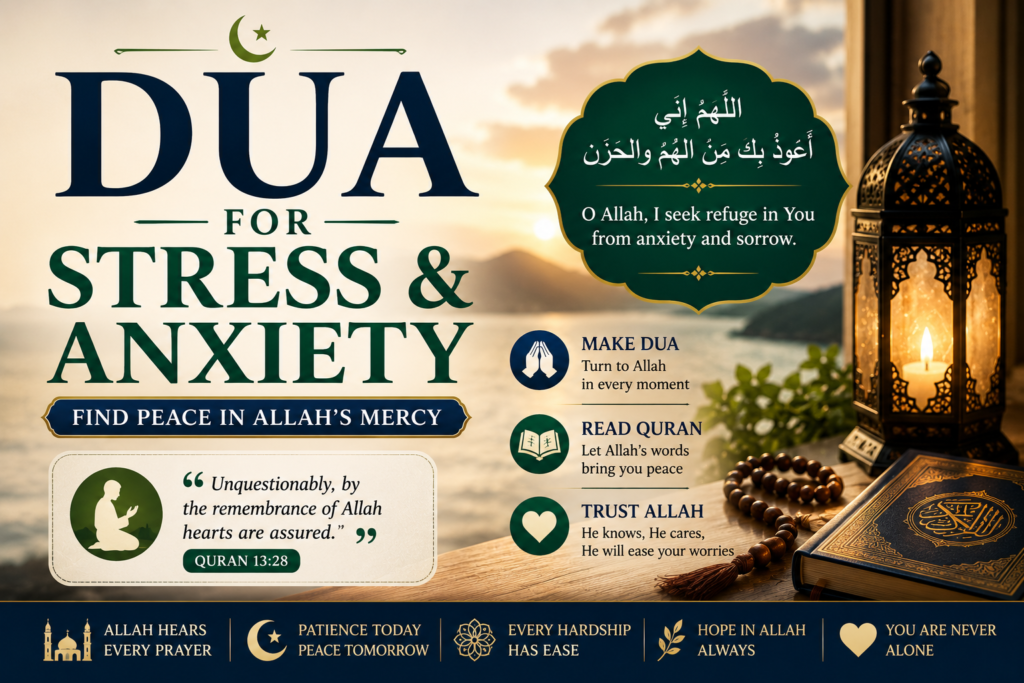 Dua for Stress and Anxiety