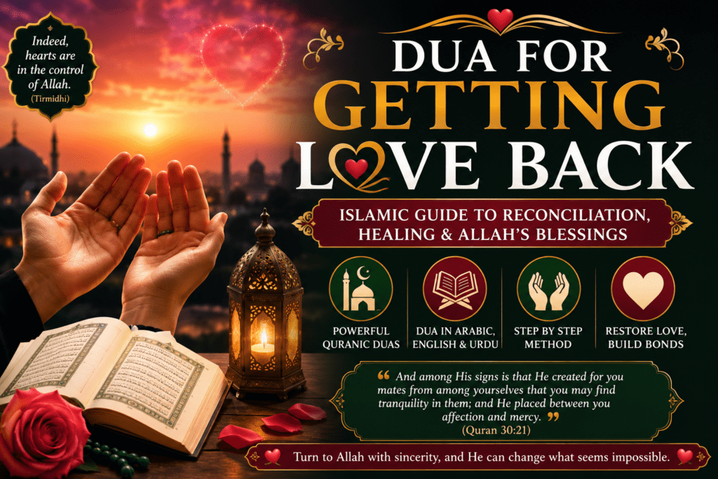 Dua for Getting Love Back
