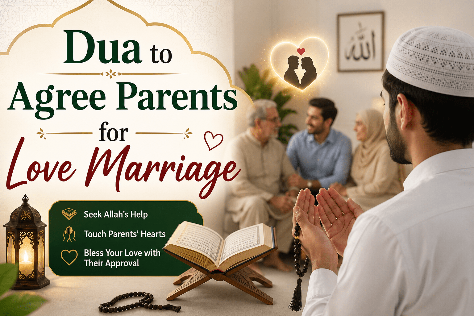 Dua to Agree Parents for Love Marriage
