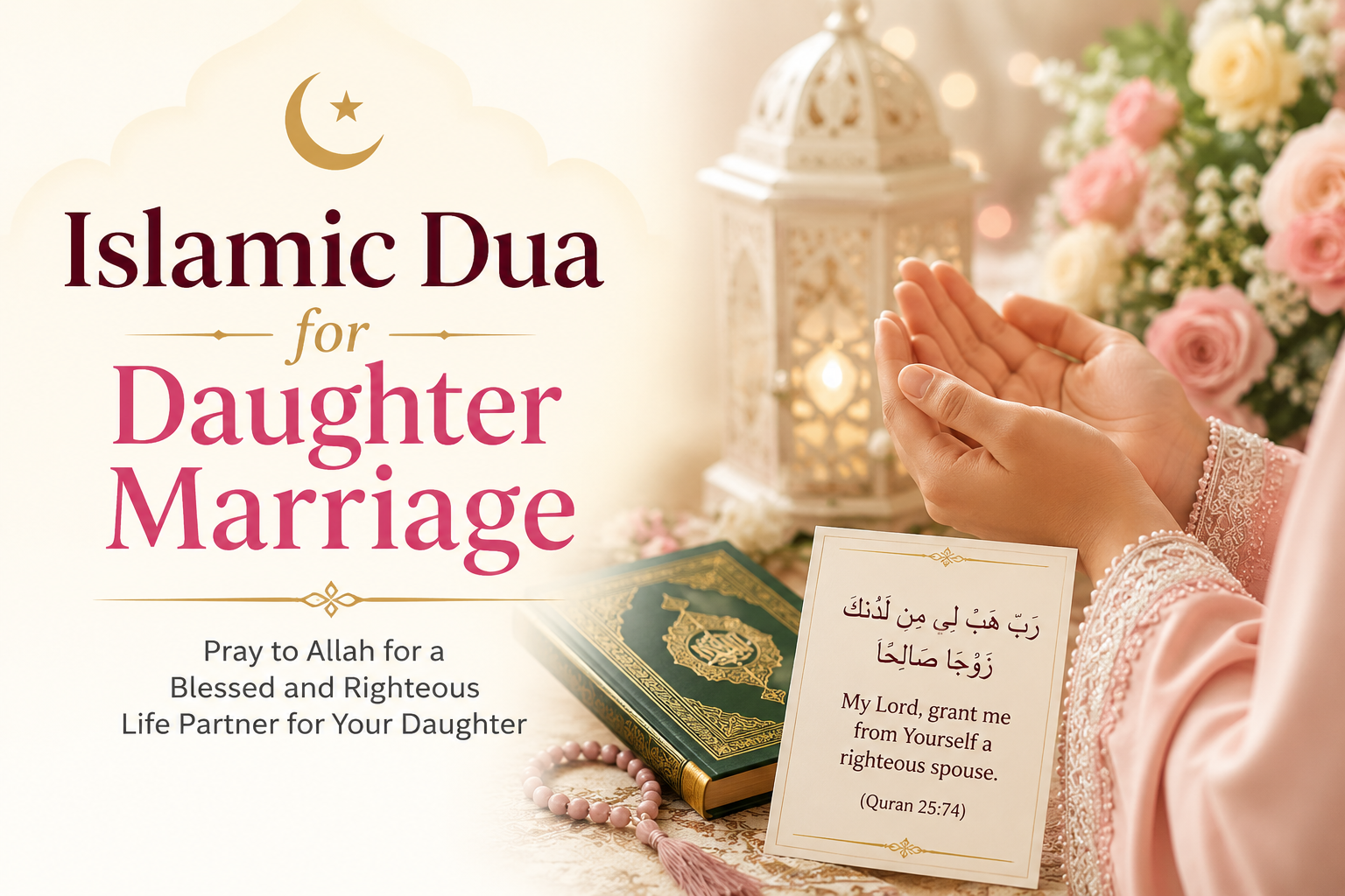 Islamic Dua for Daughter Marriage