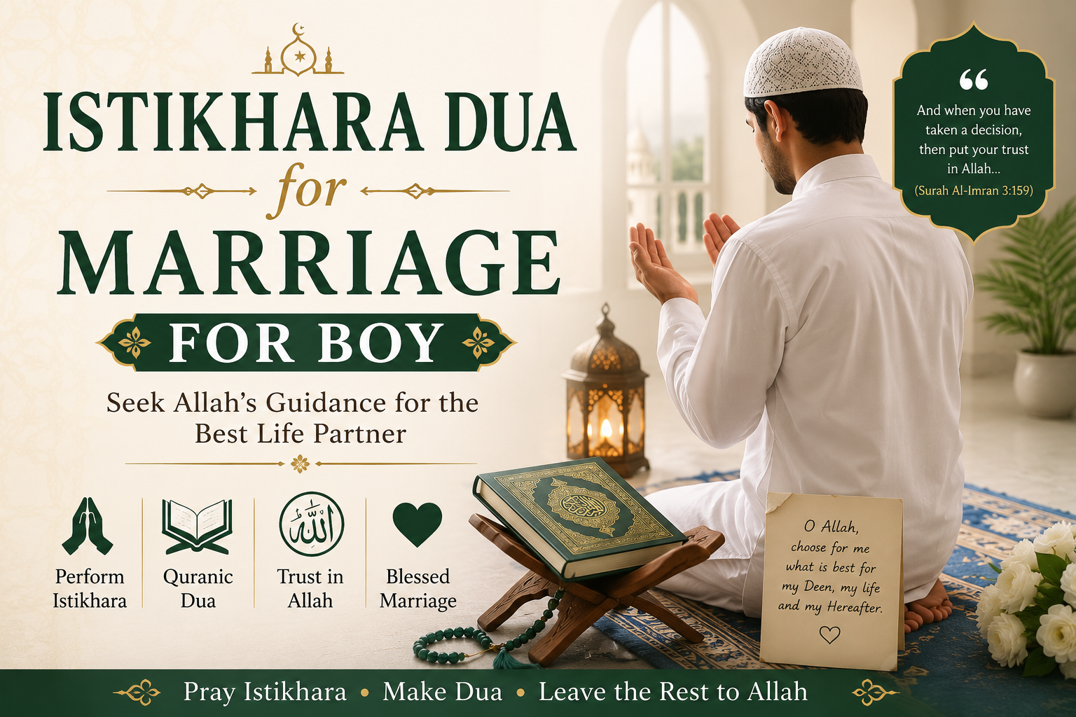 Istikhara Dua for Marriage for Boy