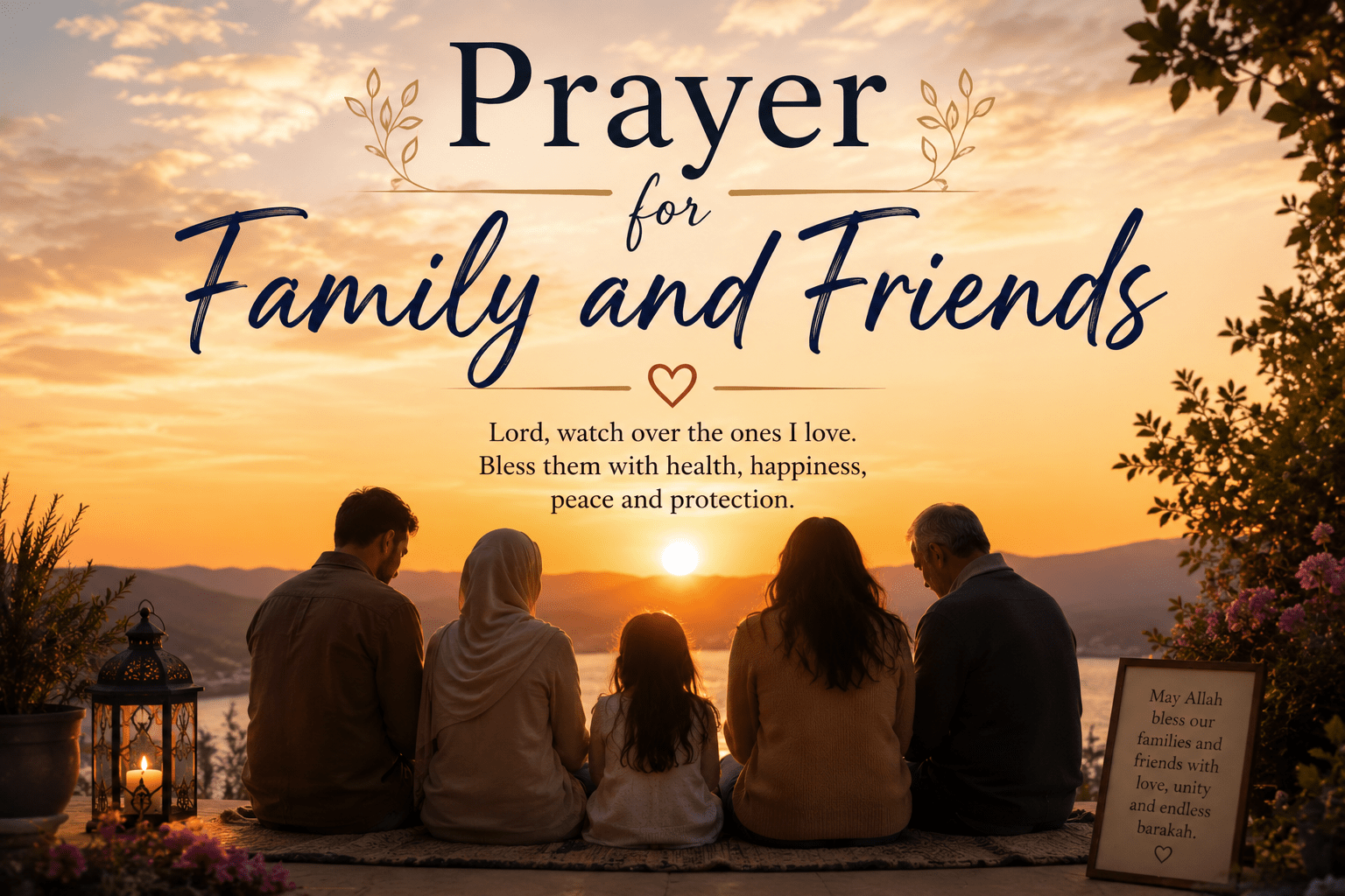 Prayer for Family and Friends