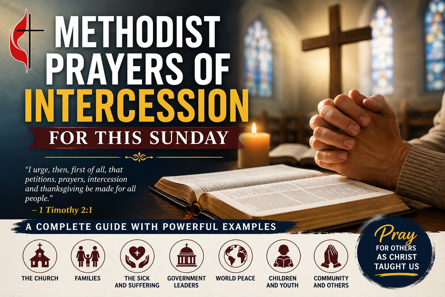 Methodist Prayers of Intercession for This Sunday